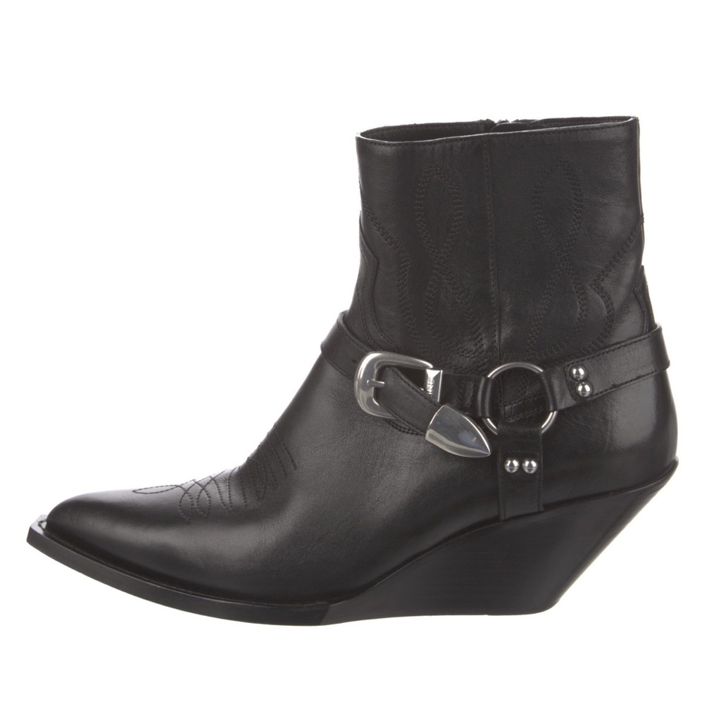 Celine Mens Black Ankle Boots